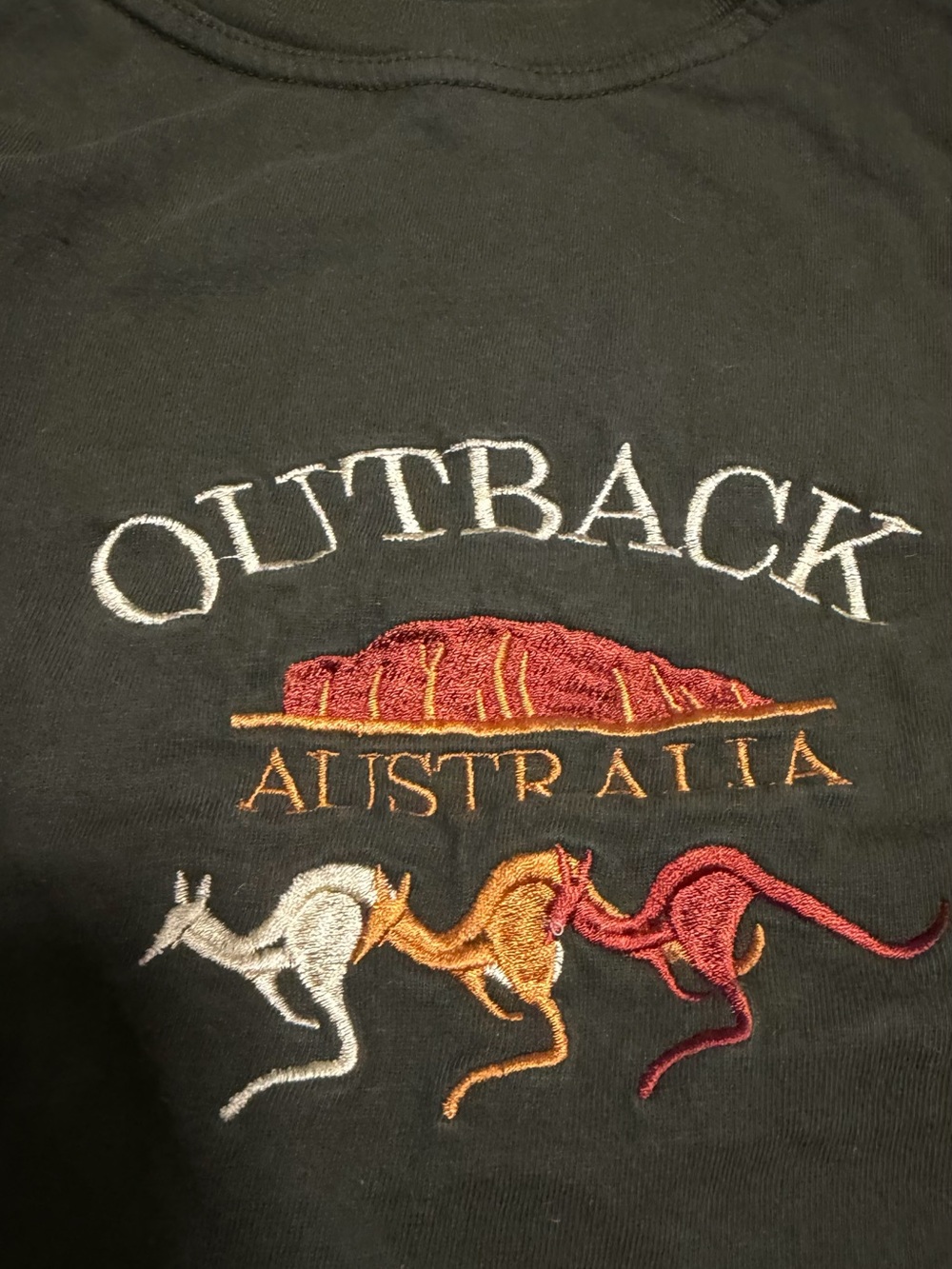 Vintage Olive Outback Australia Graphic Tee
